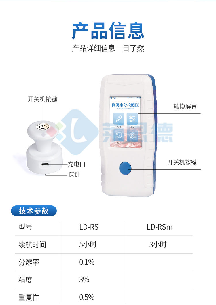 肉類水分檢測儀